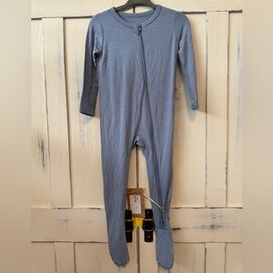 Kyte Slate Blue Footie - NWT - 12-18 months